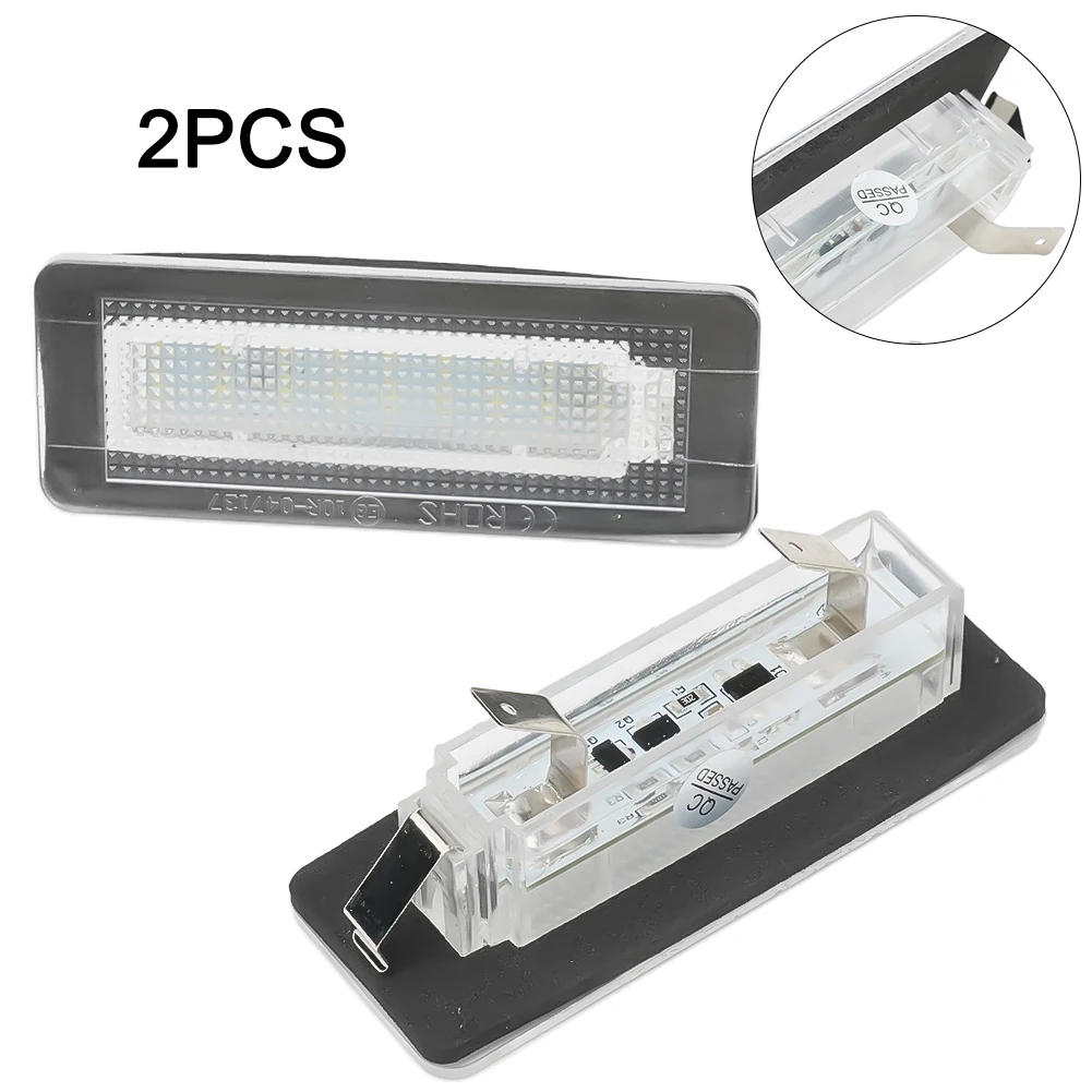 Luci Targa 450 451 Cabrio 2X Coupe Cabrio Per Smart Fortwo Led Targa Bianca (Tipo 451)