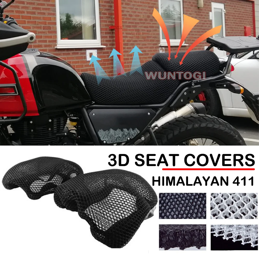 Accessori Himalayan 411 Coprisedili Cuscini Isolanti Traspiranti 3D Seat Protect For Royal Enfield Himalan411 2016 - 2022