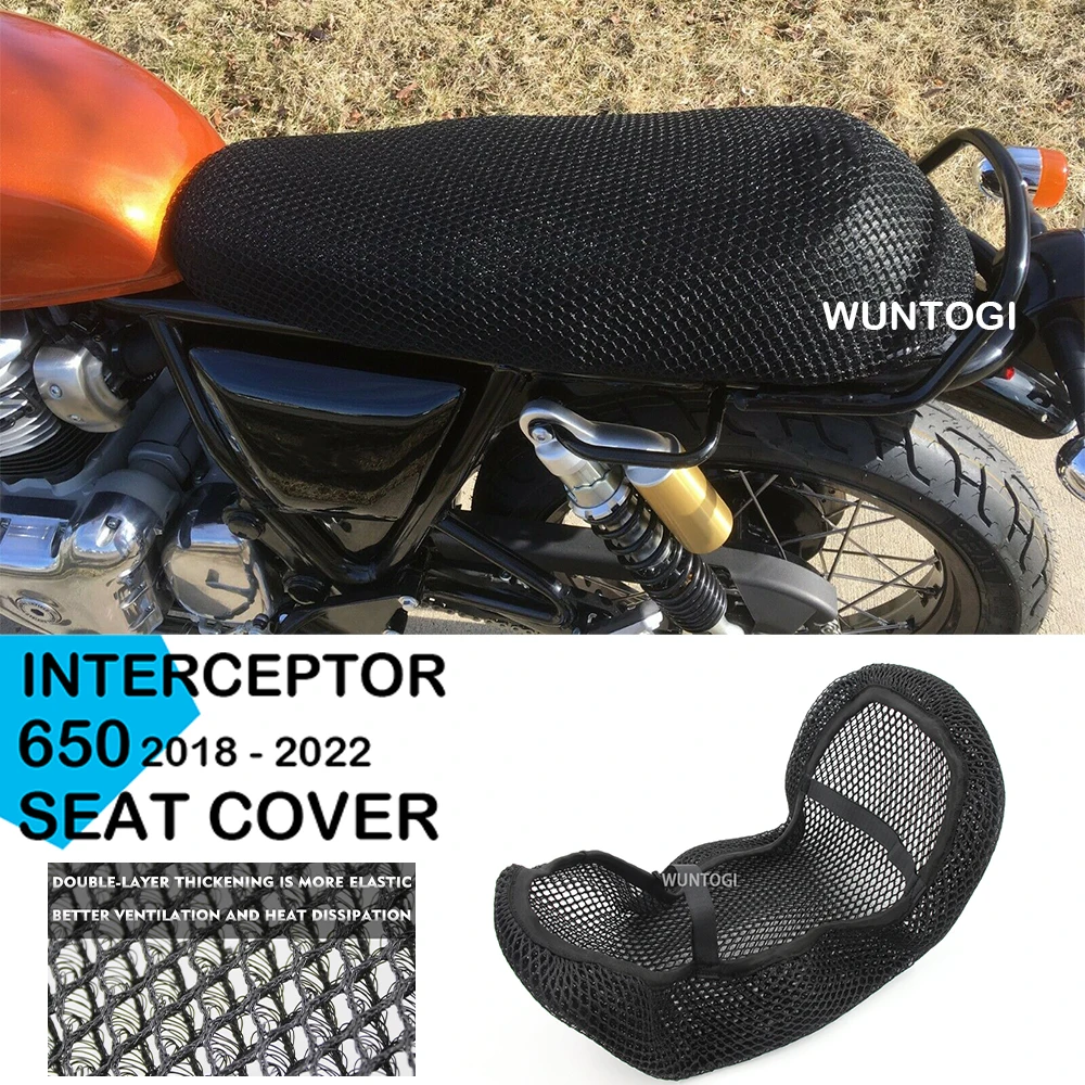 Interceptor 650 Accessori Coprisedile Moto Per Royal Enfield Interceptor 650 2018-2022 Coprisedile Cuscino Antiscivolo