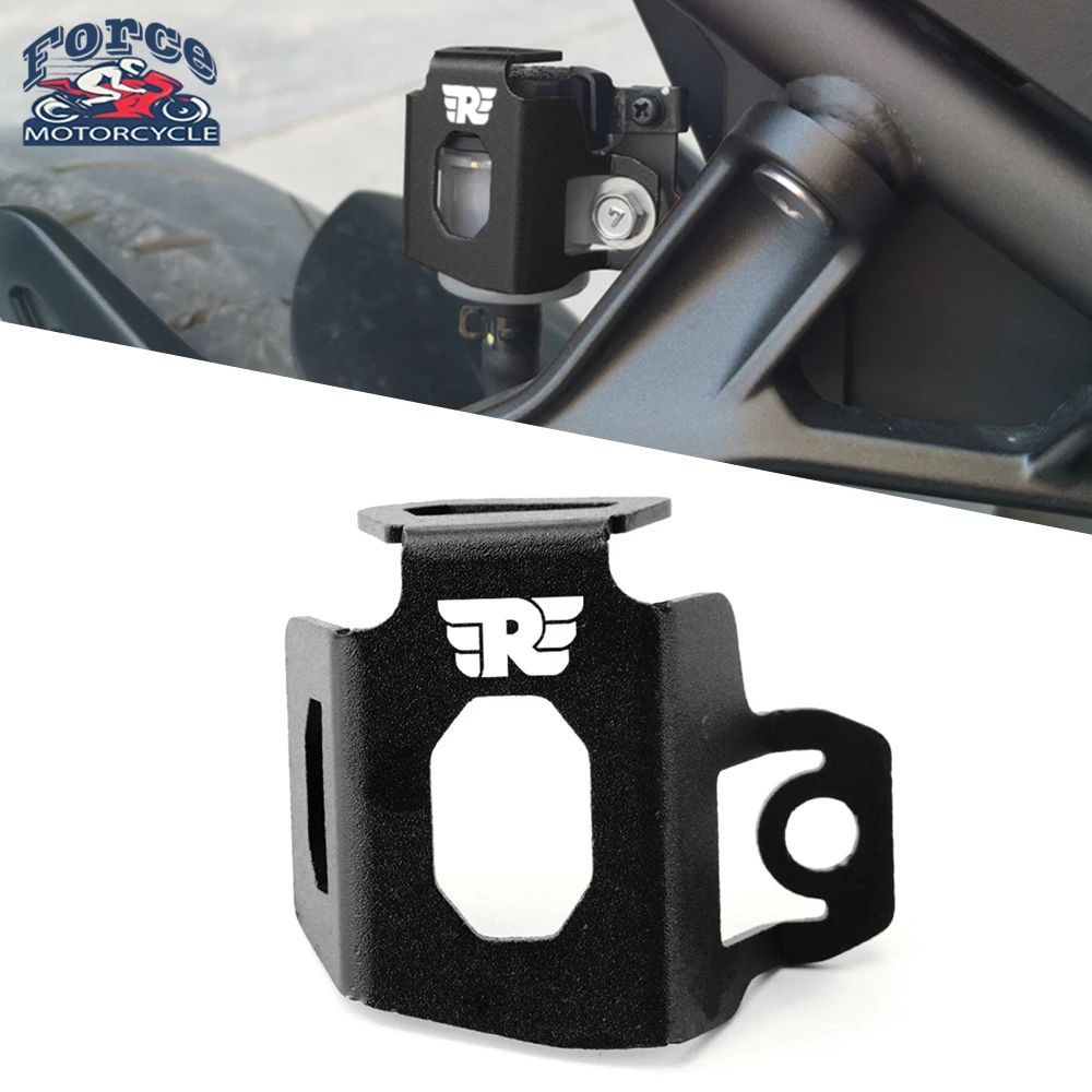 Logo Per Royal Enfield Interceptor 650 Cnc Posteriore Freno Fluido Serbatoio Protezione Copertura Protezione Protezione Cap Accessori Moto