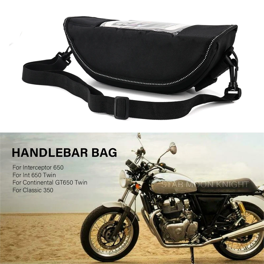 Borsa Da Manubrio Per Royal Enfield Interceptor 650 Continental Gt650 Classic 350 Accessori Custodia Portatile Borse Per Telefono Impermeabili