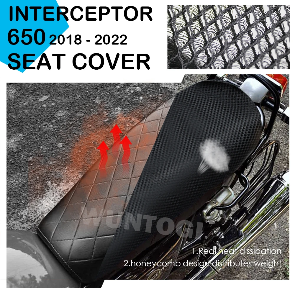 Interceptor 650 Accessori Coprisedile Moto Cuscino Antiscivolo Per Royal Enfield Interceptor 650 2018-2022