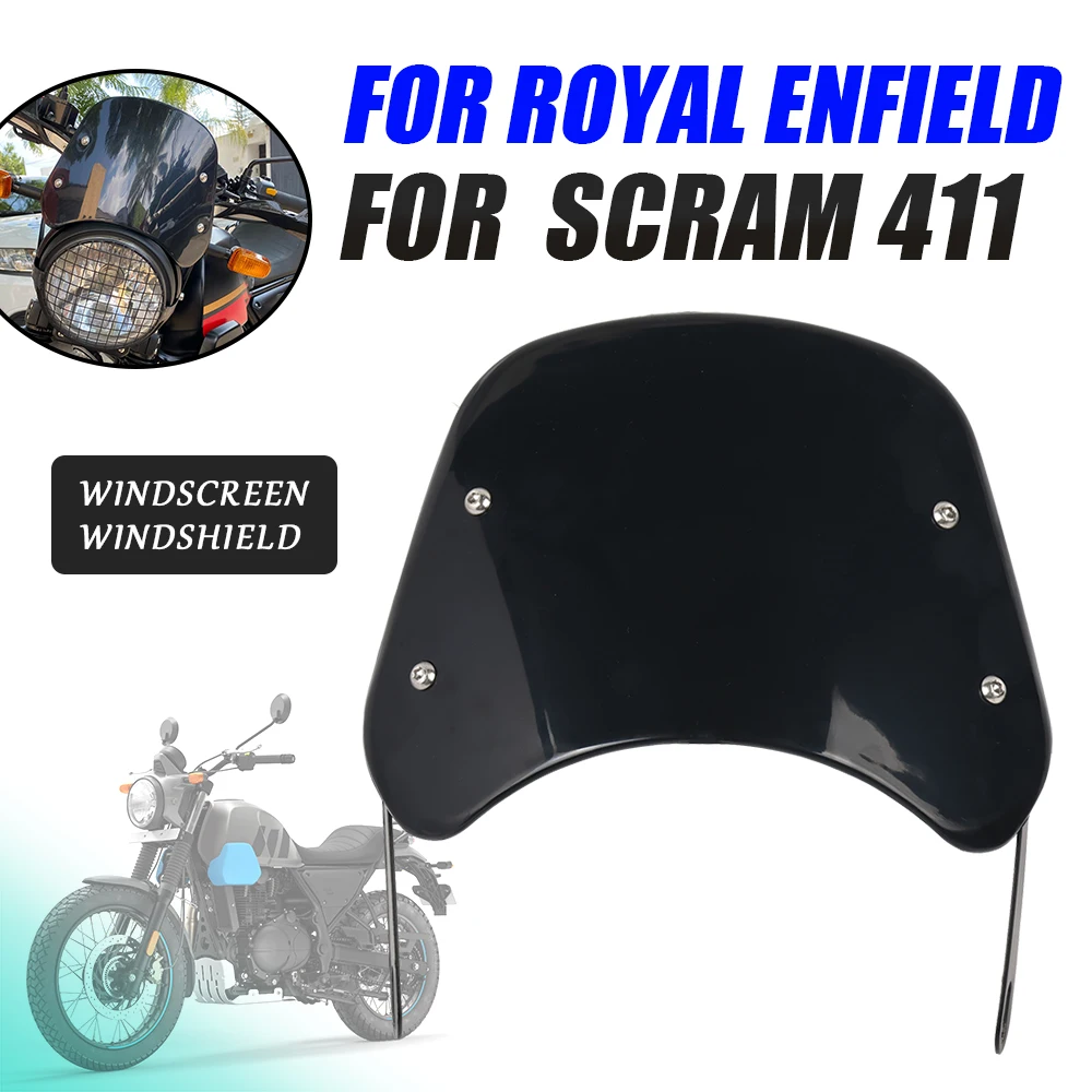 Per Royal Enfield 411 Scram 411 Scram411 411 Scram 2023 Accessori Moto Retro Parabrezza Deflettore Protezione Parabrezza