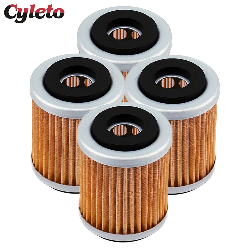 2/4/6 Pz Cyleto Accessori Moto Filtro Olio Per Tm 250 2007 Tm 450 2007 2008 2009 2010 Tm 660 4T 2008 2009