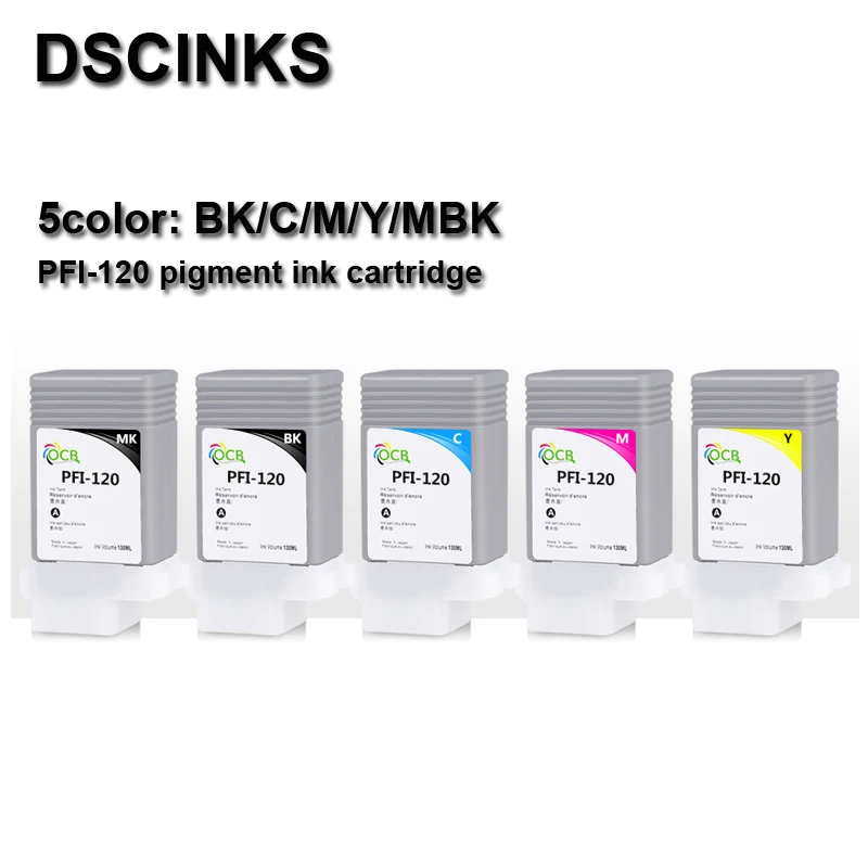 Cartuccia D'Inchiostro Compatibile Al Pfi-120 Per Stampante Canon Tm-200 Tm-205 Tm-300 Tm-305 Con Chip Pfi-120 (Scelta Di 6 Opzioni)
