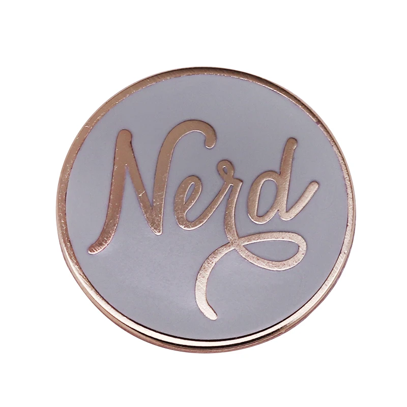 Soft Blue-Green Nerd Smalto Pin Semplicemente Bella Chic Nerd Tribe Elegante Aggiunta Di Stile