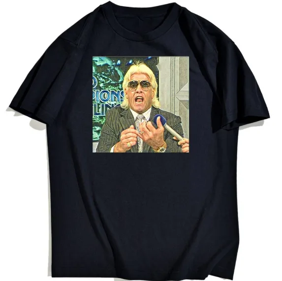 Art ,,, Ric Flair T Shirt New Unisex Best, Hot, Regalo Di Natale.! Maniche Lunghe