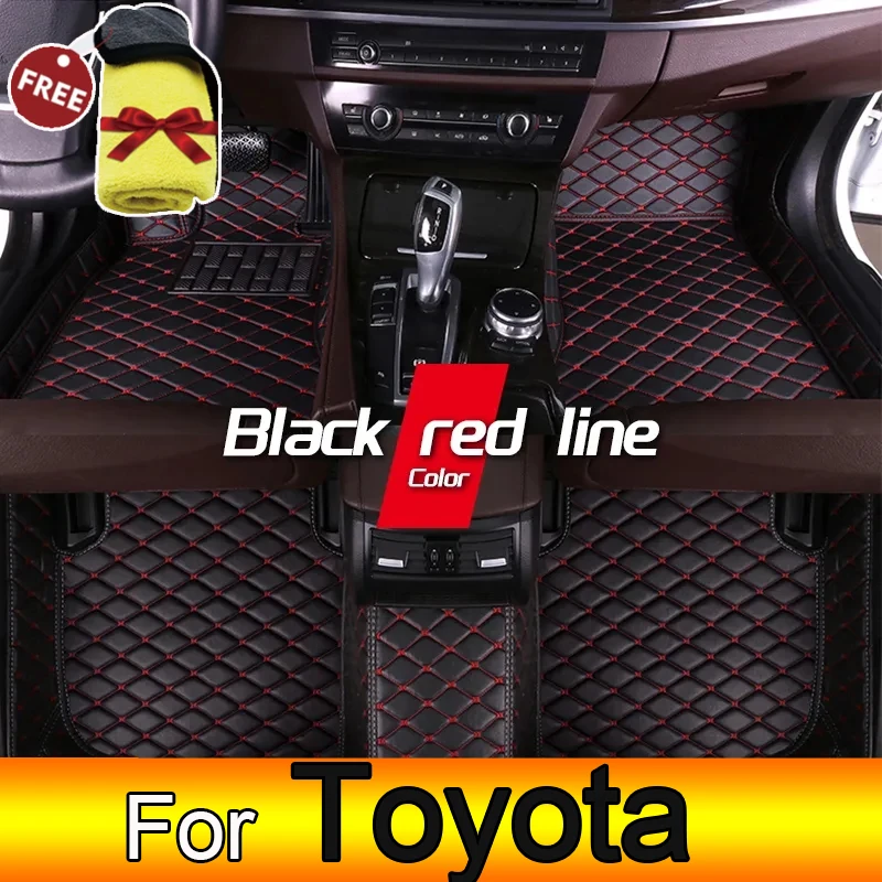 Tappetini Auto Per Toyota Corolla Hybrid Prius Avensis Yaris Hybrid Premio Fj Cruiser Crown Verso Aygo Hilux Accessori Auto
