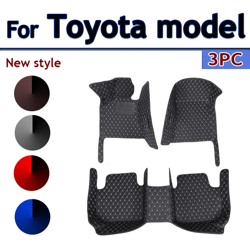 Tappetini Auto Per Toyota Corolla Hybrid Prius Avensis Yaris Hybrid Premio Fj Cruiser Crown Verso Aygo Hilux Accessori Auto