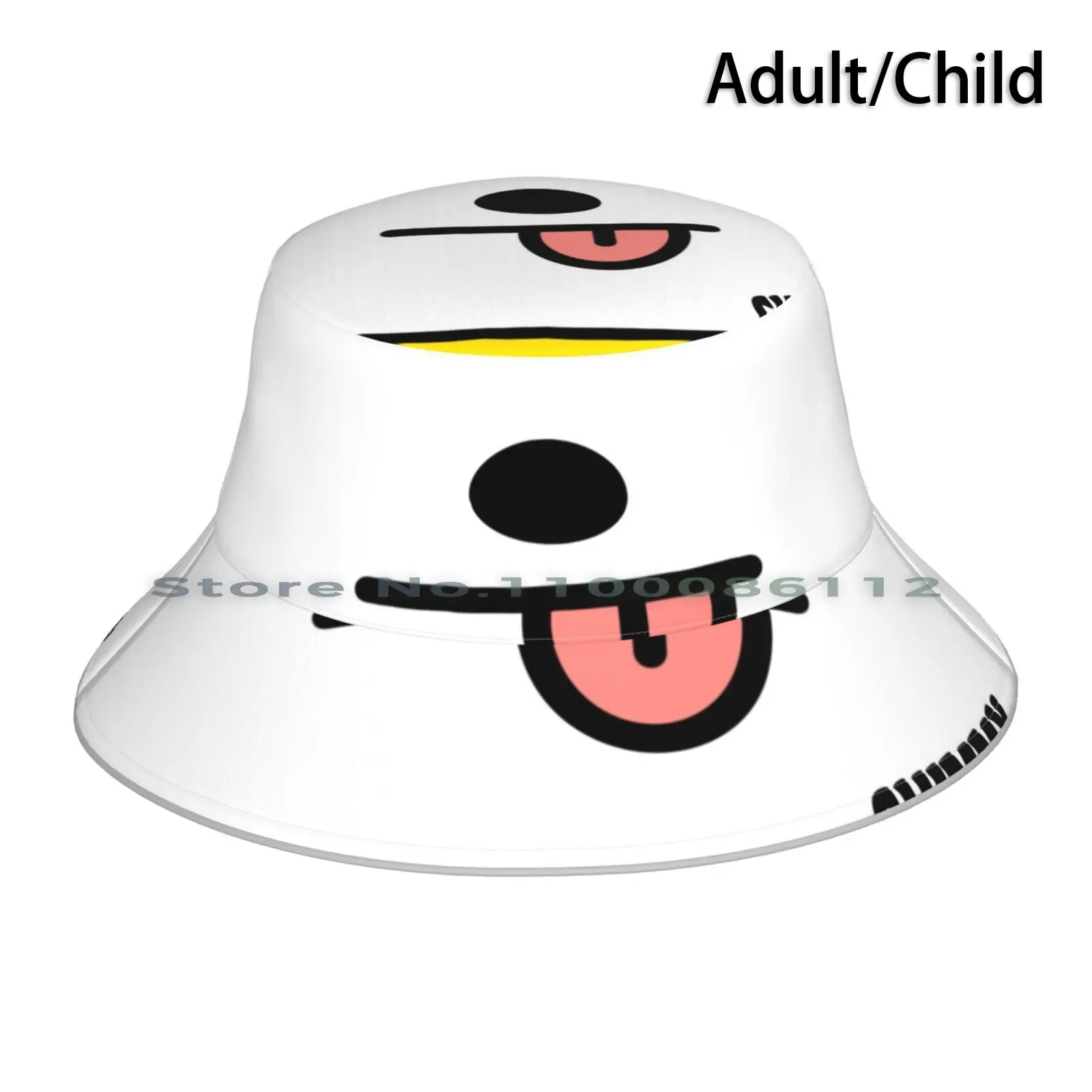 Face Bucket Hat Sun Cap Park Jimin Foldable Outdoor Fisherman Hat