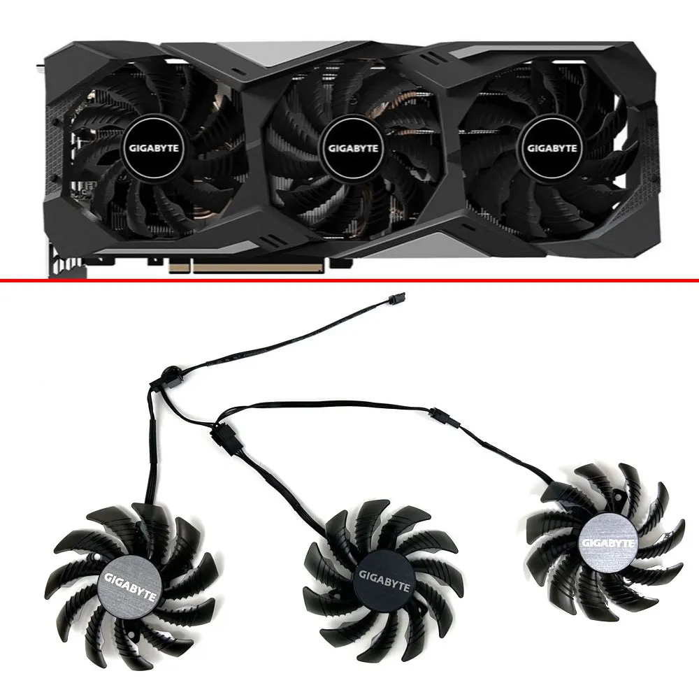 Nuovo Raffreddamento 78Mm 4Pin Muslimatextx2060 Super Gaming Per Gigabyte Rtx 2060 2070 2080 Rtx 2080 Ti Ventola Della Scheda Grafica Windforce