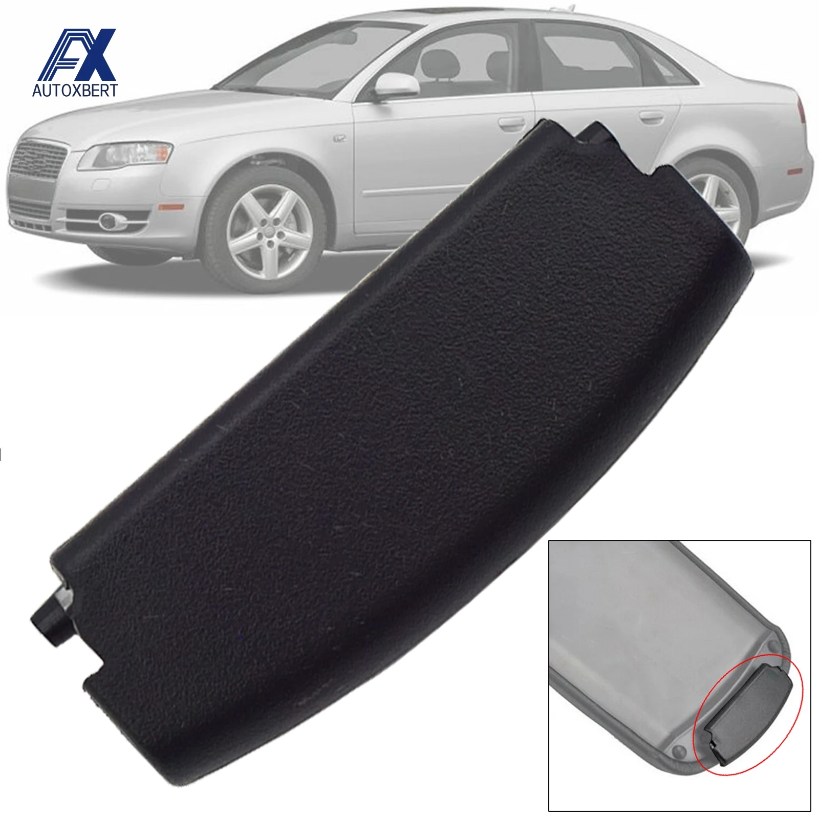 Coperchio Bracciolo Auto Console Centrale Chiusura A Scatto Sostituzione Bracciolo Clip Fermo Per Audi A3 8P 2006 2007 2008 2009 2010 2011 2012