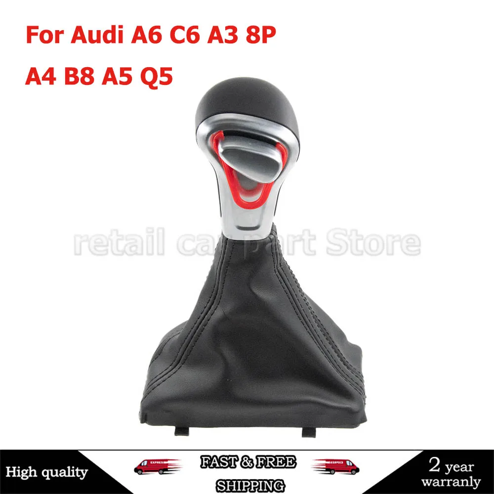 Per Audi A6 C6 A3 8P A4 B8 A5 Q5 2009 2010 2011 2012 2013 2014 Pomello Del Cambio Automatico Automatico Pomello Del Cambio Boot