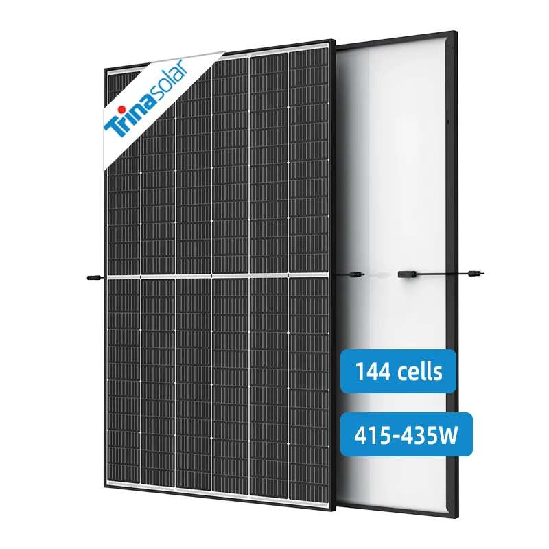 Produttore Di Pannelli Solari Germania Doppio Vetro 450W Trina Vertex Pannelli Fotovoltaici Di Protezione Antincendio