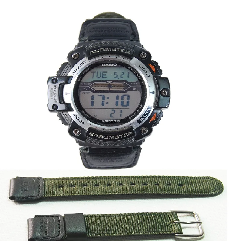 Cinturino Per Orologio Per Casio Sgw-300H 400H 500H Mrw-200H Ae-1000W Ae-1300 Ae-1200 W-S200H W-800H W-216H F-108Wh W-215 Aeq-110W