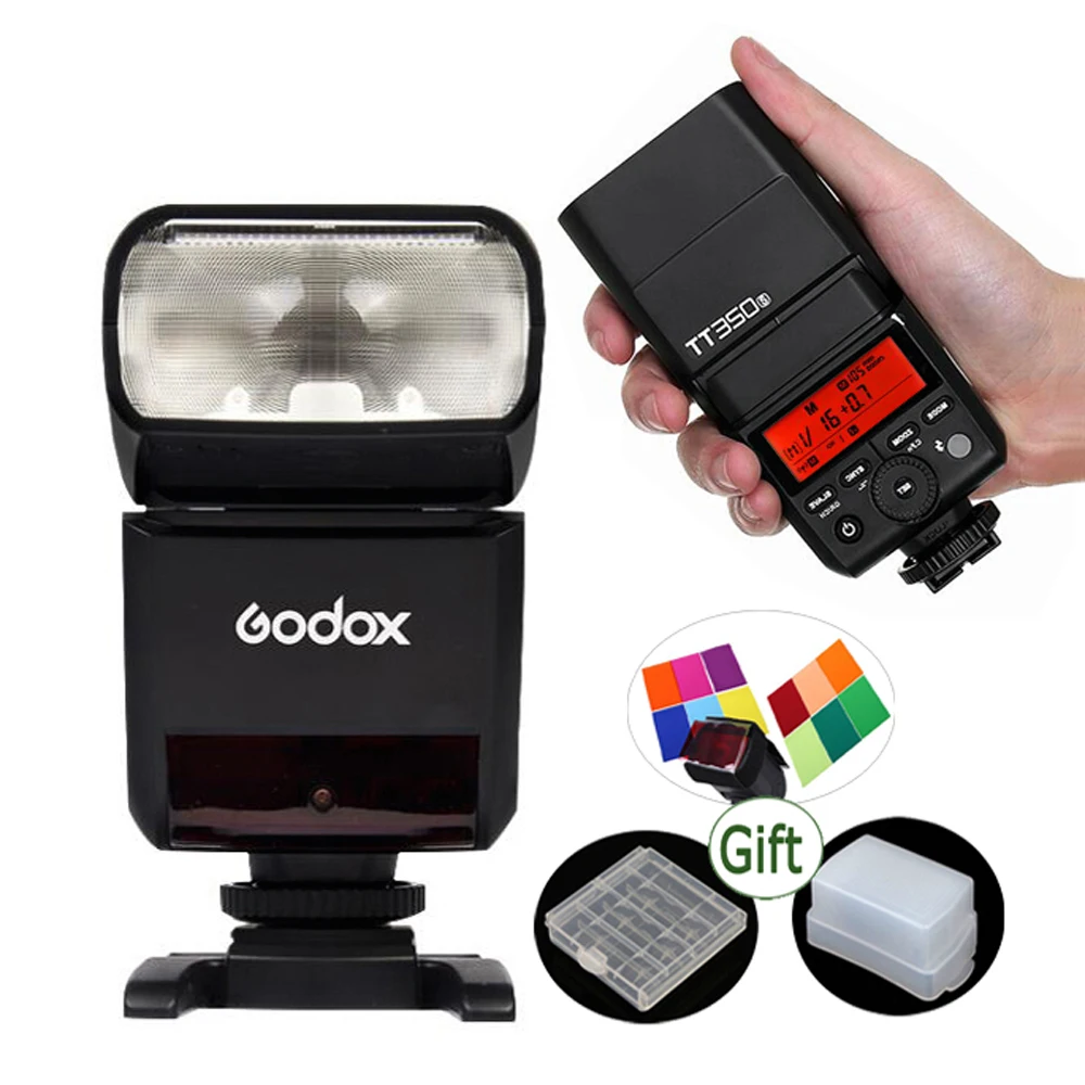 Godox Mini Speedlite Tt350S Ttl Hss Flash Per Sony Mirrorless Dslr Camera A7 A6000 A6500 A7Rii A7R A58 A99 Ilce6000L A77Ii Rx10