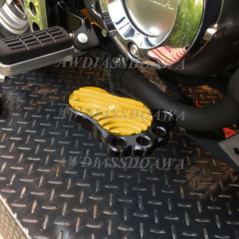 Nuovo Moto Cnc Pedale Del Freno Step Tip Plate Extender Per Honda Grom 125 Msx125 2022 2023 2024