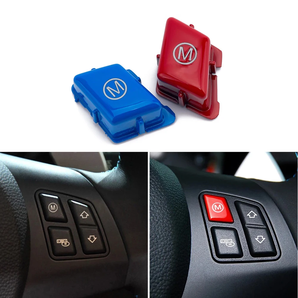 1 Pz Car Interior Volante M Mode Button Abs Per Bmw Serie 3 M3 E90 E92 E93 Accessori Antigraffio Durevoli