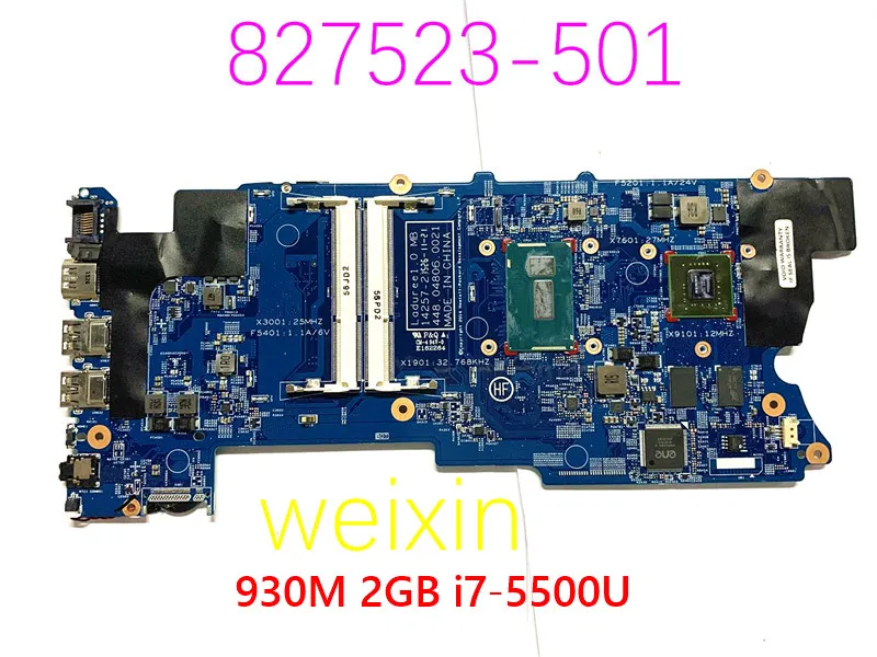 Scheda Madre Del Computer Portatile Per Hp Envy X360 15-W 15T-W M6-W 827523-601 827523-501 827523-001 448.04806.0021 14257-2 930M 2Gb I7-5500U