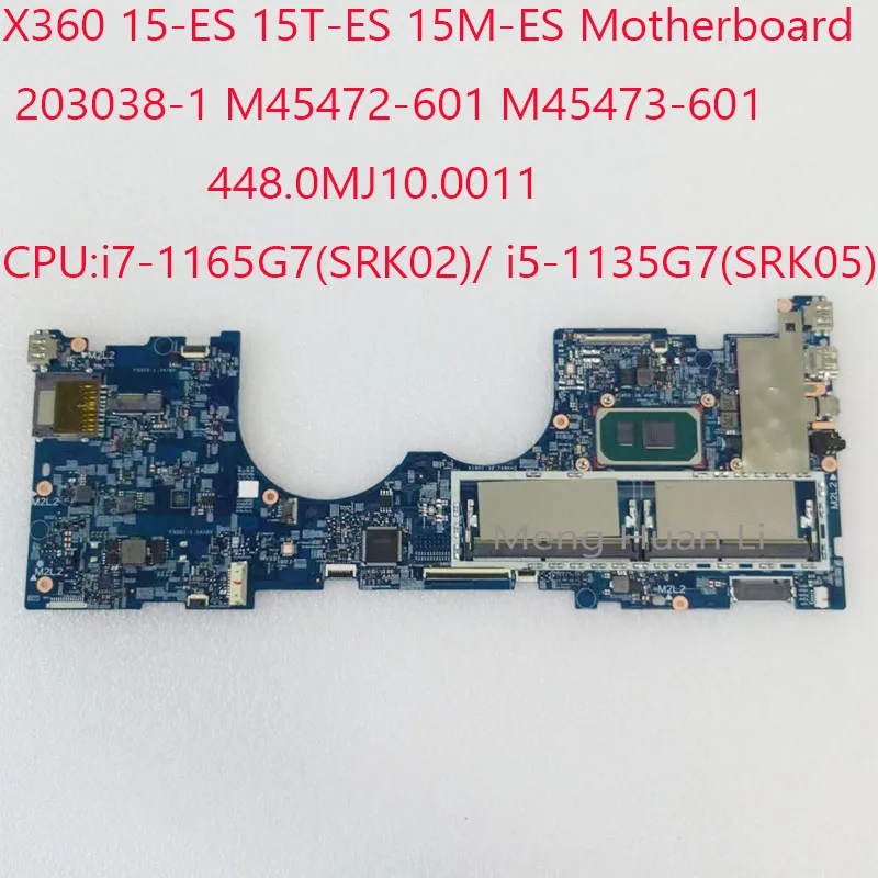 Scheda Madre 15-Es 203038-1 Scheda Madre 15T-Es M45473-601 Scheda Madre 15M-Es Per Cpu Hp Envy X360 15-Es 15T-Es 15M-Es: I7/I5