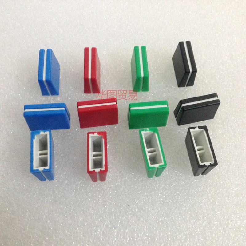 8Pcs Di Colore Per Pioneer Djm-707 800 909 750 850 900 2000 Stazione Di Miscelazione Mixer Potenziometro Calotta Del Pomello/Crosscut Fader Calotta De