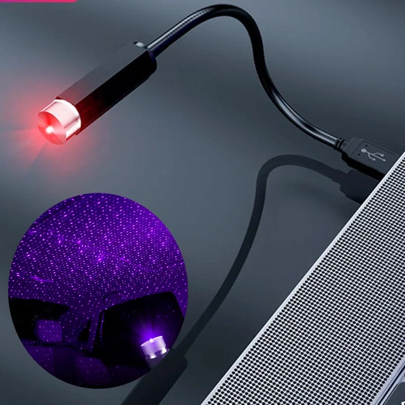 Led Car Roof Atmosphere Lamp Usb Decorativo Per Audi A1 A2 A3 8P 8V 8L A4 B6 B7 B8 B9 A5 A6 C5 C6 C7 A7 A8 Q2 Q3 Q4 Q5 Q7 Q8