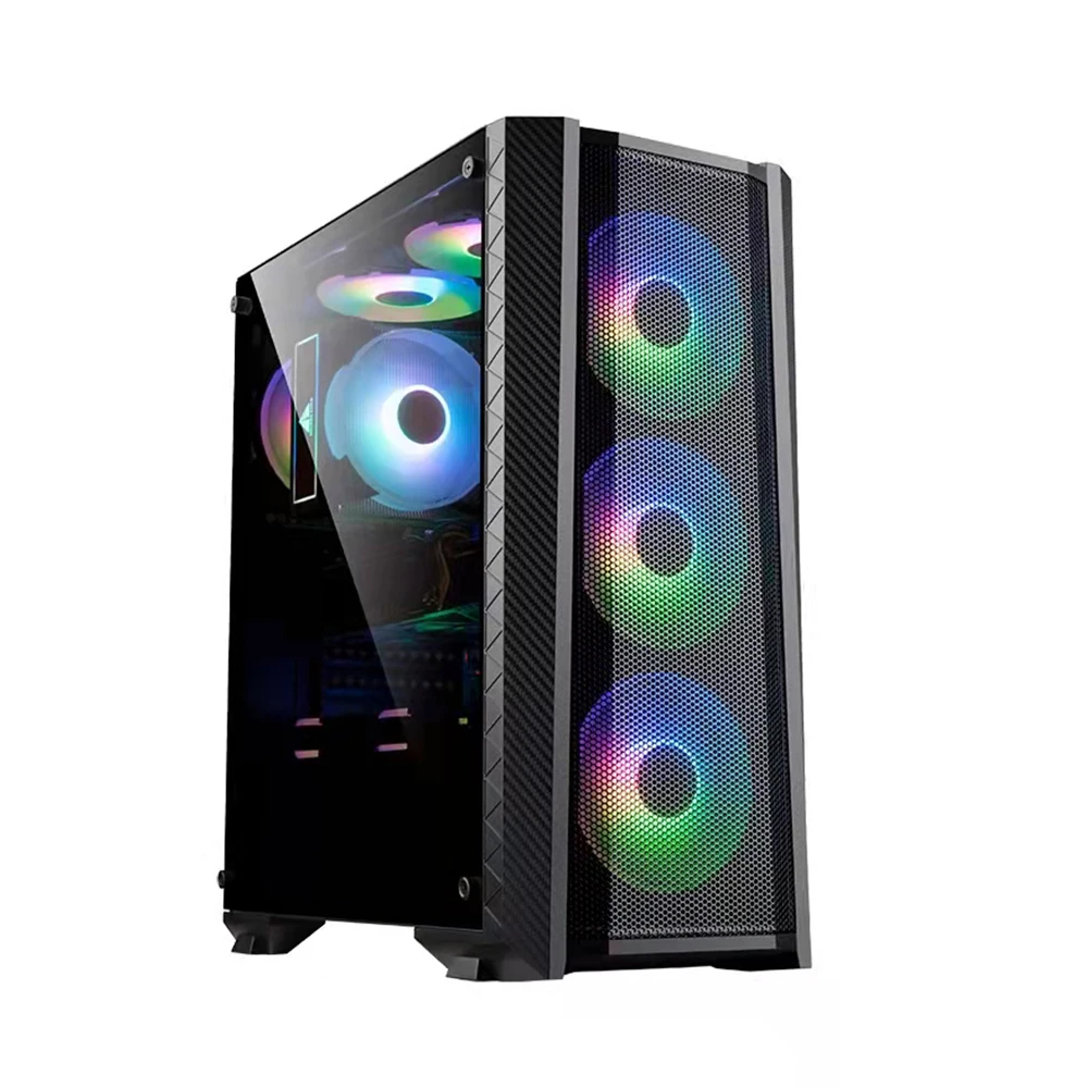 Aotesier Gaming Pc Amd A8 7680 Scheda Video Ddr4 Da 16Gb 500Gbnvme Pc Gamer Completa Per Computer Da Gioco Con Ssd Windows 10Pro 500G