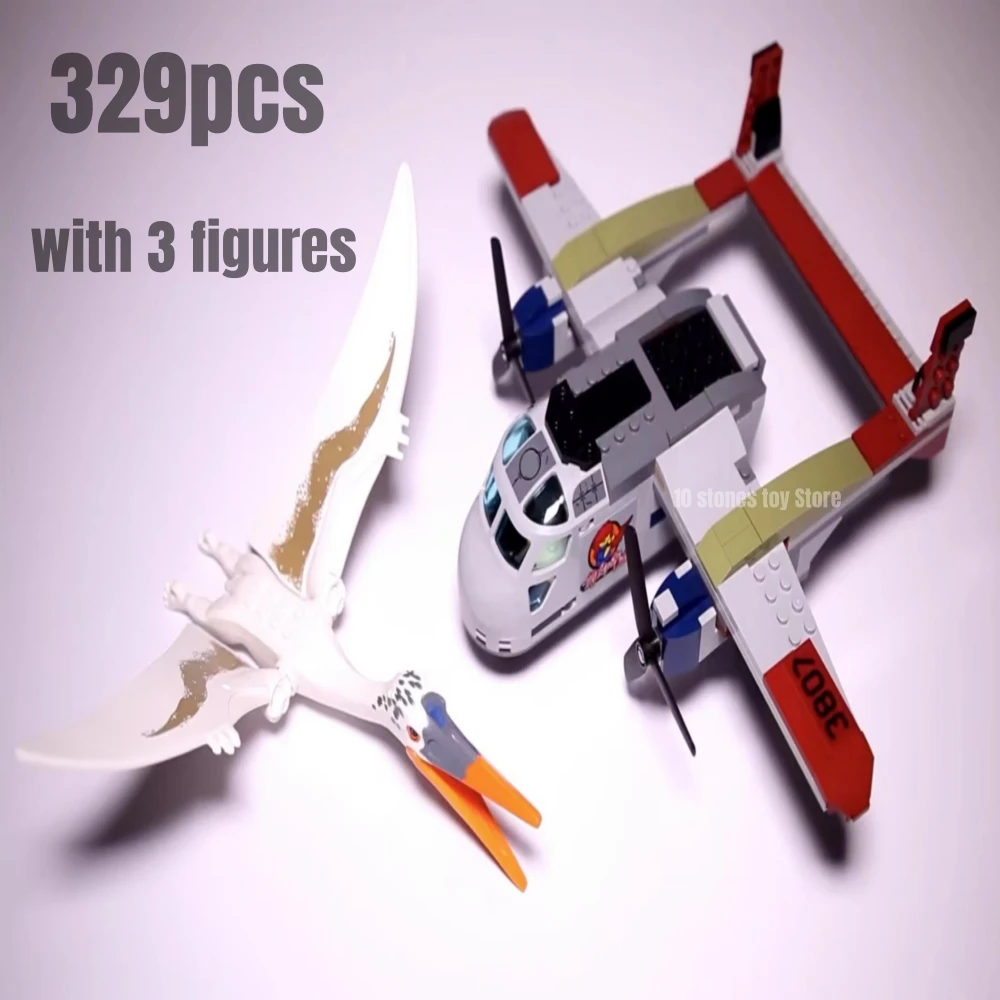 329Pcs Quetzalcoatlus Plane Tapping Model Building Blocks Fit 76947 Mattoni Giocattoli Per Bambini Regalo Di Natale Di Compleanno