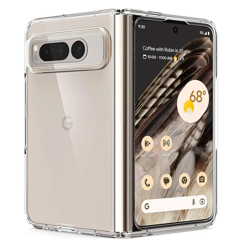 Custodia Trasparente Per Google Pixel Fold 5G Pc Cover Rigida Antigraffio Per Google Pixel Fold Clear Mobile Phone Fundas