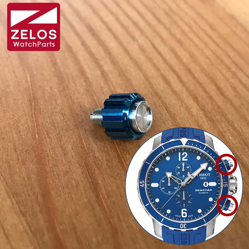 Pulsante Per Tissot T-Sport Seastar 1000 Orologio Da Uomo Pusher
