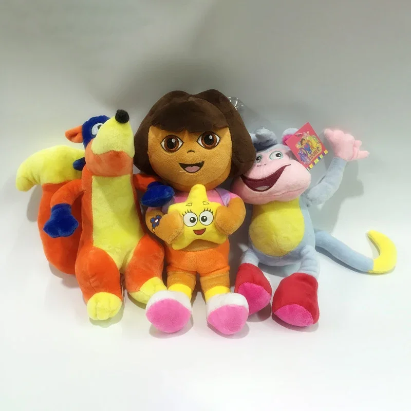 Dora The Explorer Peluche Cartoon Monkey Boots Swiper Animali Di Peluche Bambole Anime Cuscini Per Bambini Giocattoli Decorazione Della Stanza Regalo