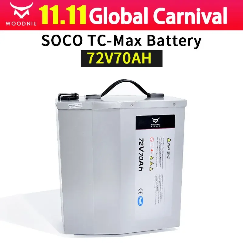 Per Super Soco Tc Max Batteria 72V 70Ah Bluetooth App Batterie Di Ricambio Diretto Scooter E-Bike Accessori Moto Tc-Max