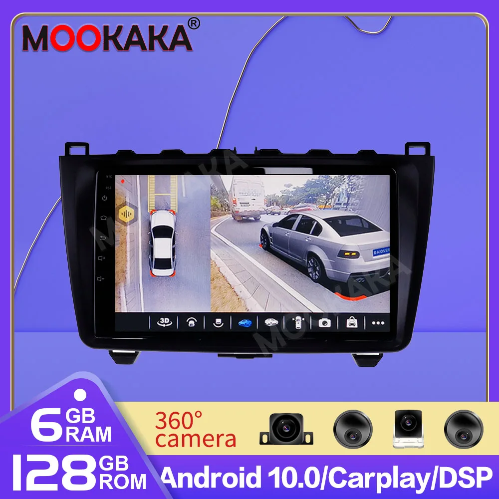 Per Mazda 6 Ips Ips Android 10.0 Autoradio Autoradio Coche Stereo Auto Audio Carplay Atoto Player Multimedia Gps