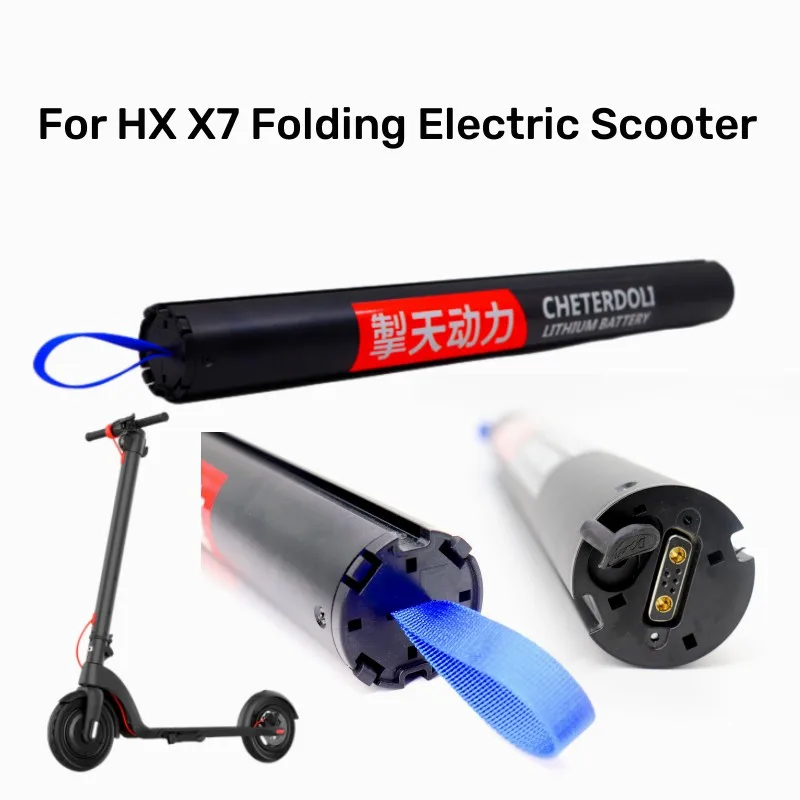 36V 12.8Ah X7 Scooter Batteria Pieghevole Batterie Ricaricabili Integrate Per Huanxi Hx X7 Scooter Elettrico Batteria 36V