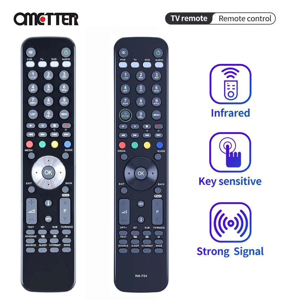 Nuovo Rm-F01 Rm-F04 Misura Per Ricevitore Humax Foxsat Hdr Freesat Box Decoder Controller Rm F01
