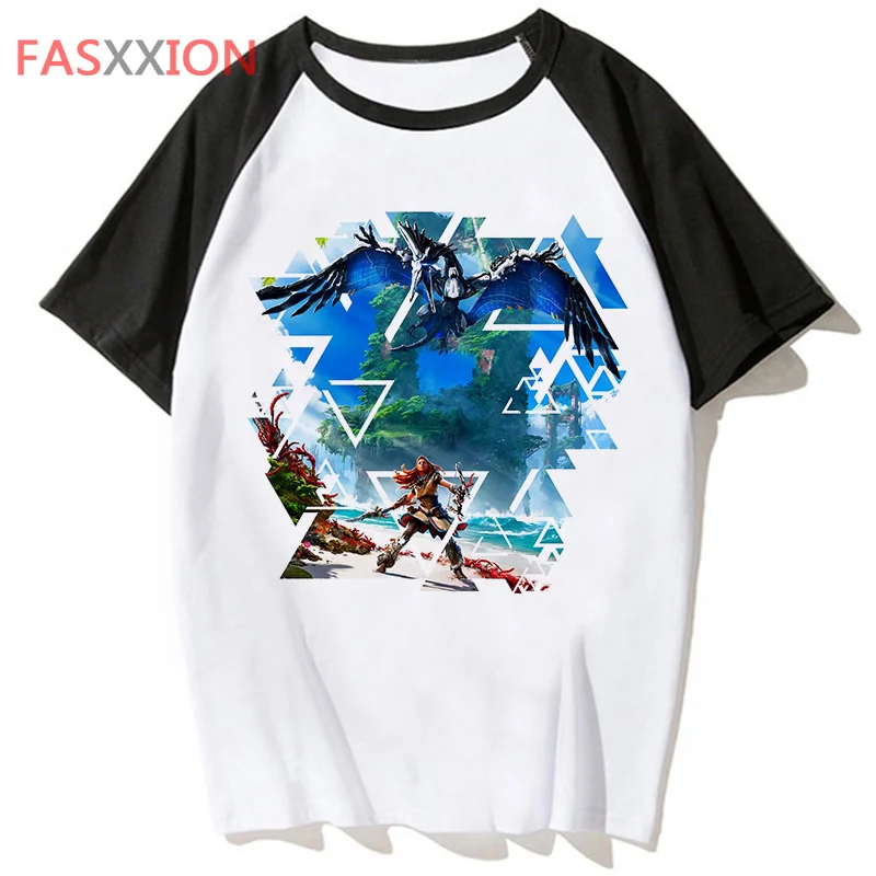 Horizon Warded West Tshirt Uomo Graphic Top Maschile Abbigliamento Firmato Giapponese