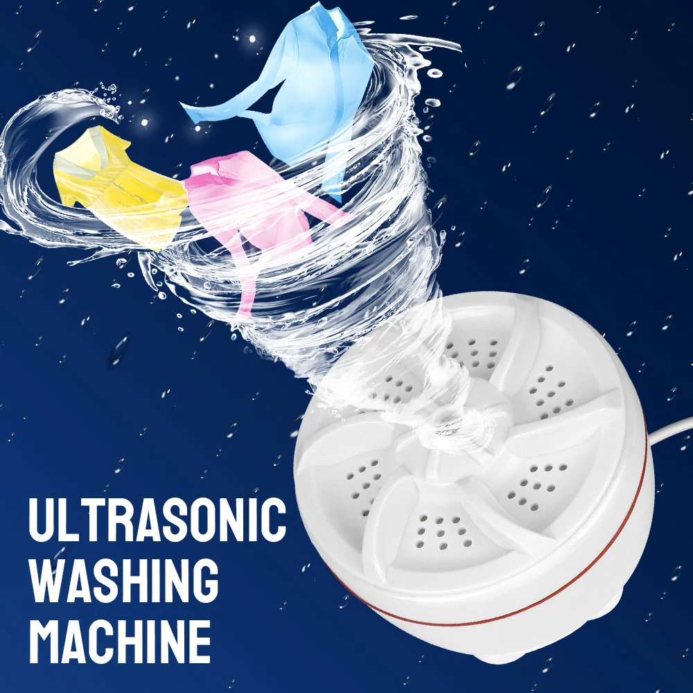 Multifunzione Mini Washer Wash Piatti Calzini Turbina Rotante Usb Per Viaggi A Casa Viaggio D'Affari