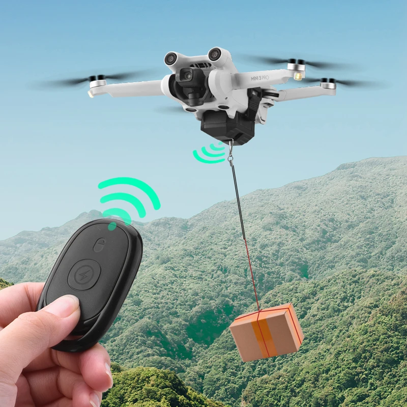 Sistema Airdrop Per Dji Mavic 3/2 Pro Zoom Air 2 Mini 1 2 3 Pro Drone Fishing Bait Wedding Ring Gift Delivery Life Rescue Thrower