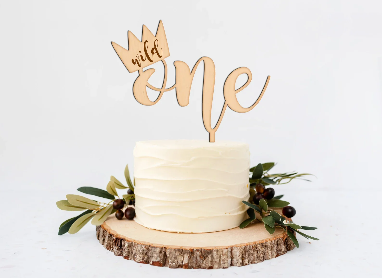 Wild One Cake Topper-Wild One Birthday Cake Topper-Primo Compleanno Cake Topper-One Cake Topper-Rustic Cake Topper