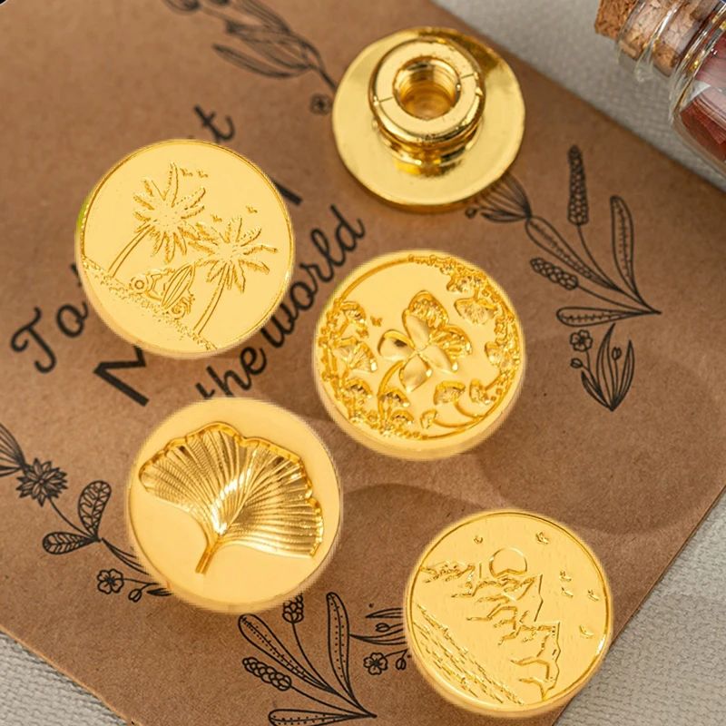Fire Paint Stamp Head Flower Creative Hand Account Fire Paint Seal Fire Paint Stamp Head Invito Busta Fire Paint Wax Seal