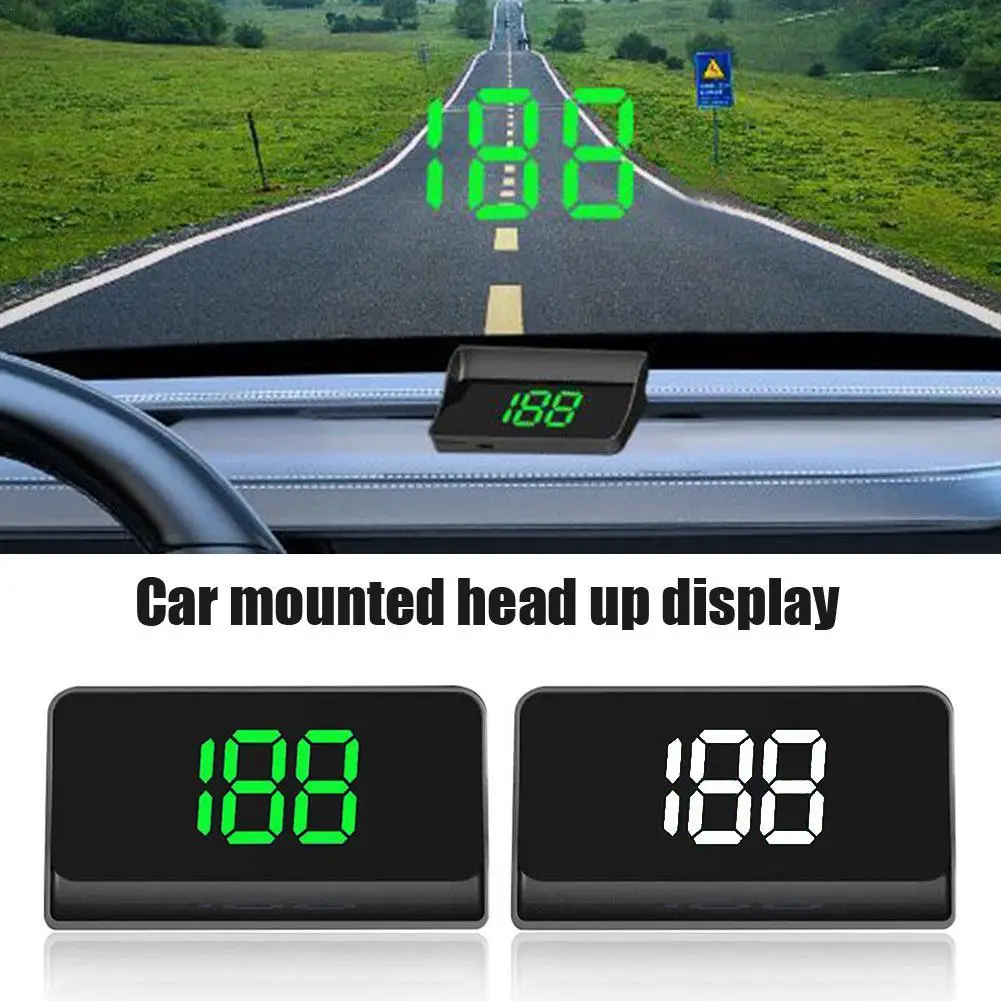 Auto Head Up Display Gps Tachimetro Velocità Kmh Digital Hud Parabrezza Proiettore Misuratore Di Velocità Clock Gauge Digital Car Electronic