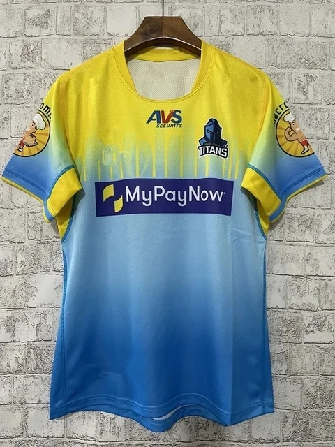 2023 Gold Coast Titans Home Jersey 2023/24 Old Coast Titans Home Rugby Training Jersey Shorts Taglia S---5Xl