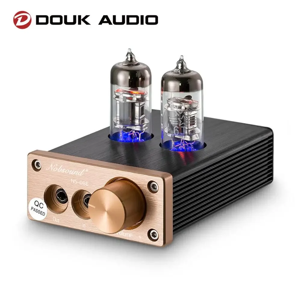 Douk Audio Ns-08E Mini Tubo A Vuoto Amplificatore Per Cuffie Migliore Audio Stereo Preamplificatore