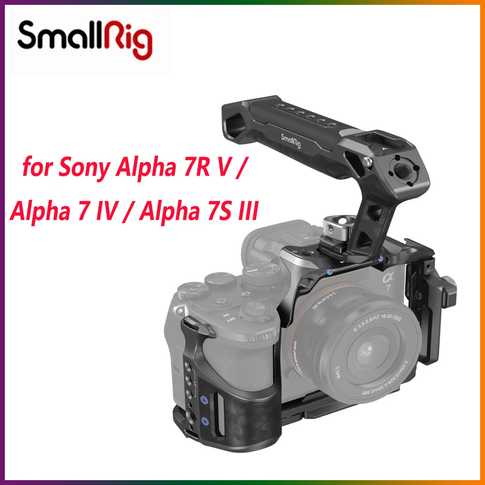 Smallrig Rhinoceros Basic Camera Cage Kit Per Sony Alpha 7R V / Alpha 7 Iv / Alpha 7S Iiicamera Accessori 3710 3708