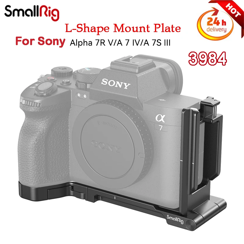Piastra Di Montaggio Pieghevole A Forma Di L Smallrig Per Fotocamere Sony Alpha 7R V / Alpha 7 Iv / Alpha 7S Iii 3984