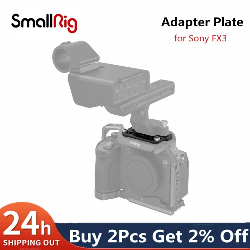 Piastra Adattatore Smallrig Per Sony Fx3 Xlr Maniglia Per Sony Alpha 7 Iv Alpha 7S Iii Md4019