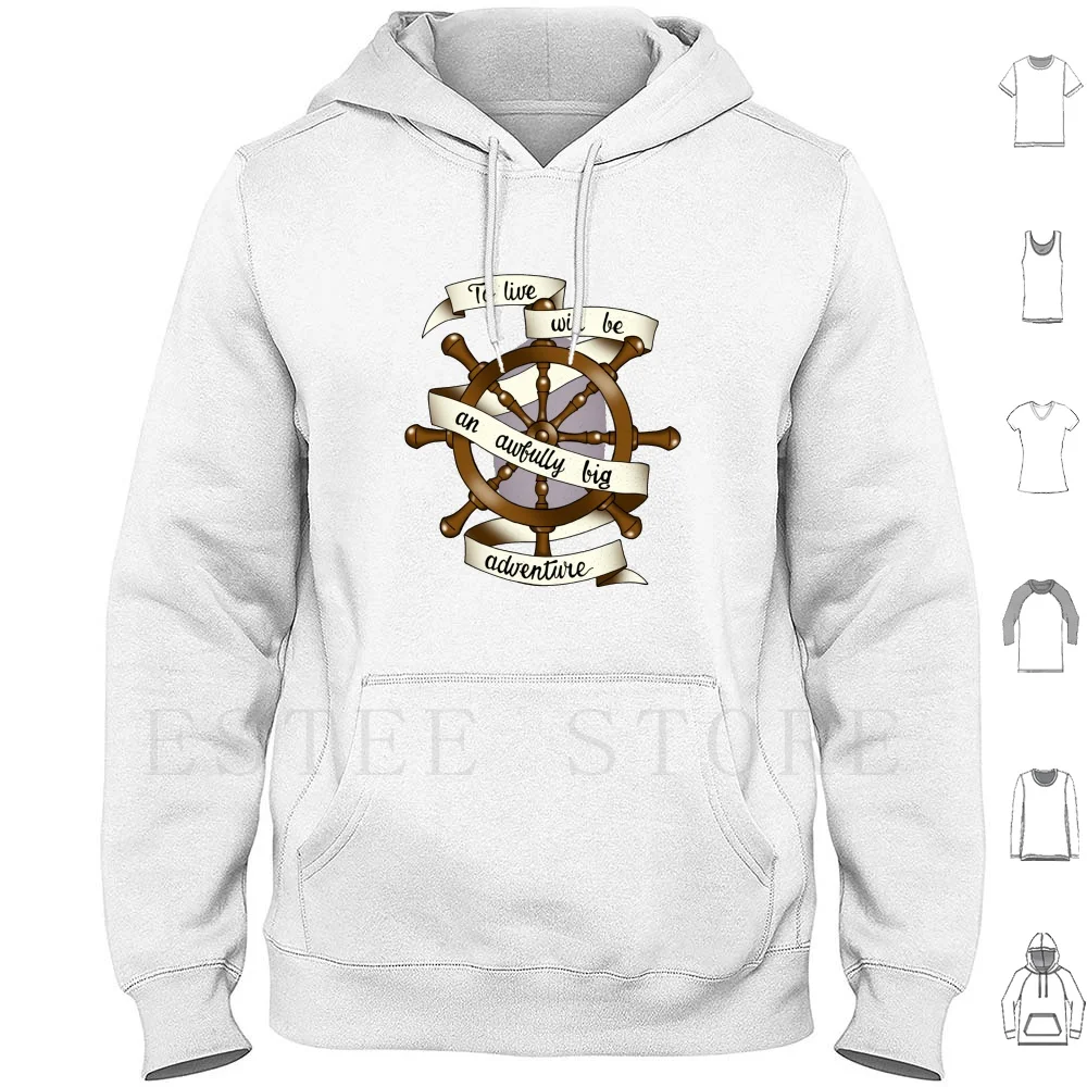 Adventures Felpe Hook Robin Williams Film Classic Captain Hook Live Life Adventure Tattoo Neverland Pirates Ship