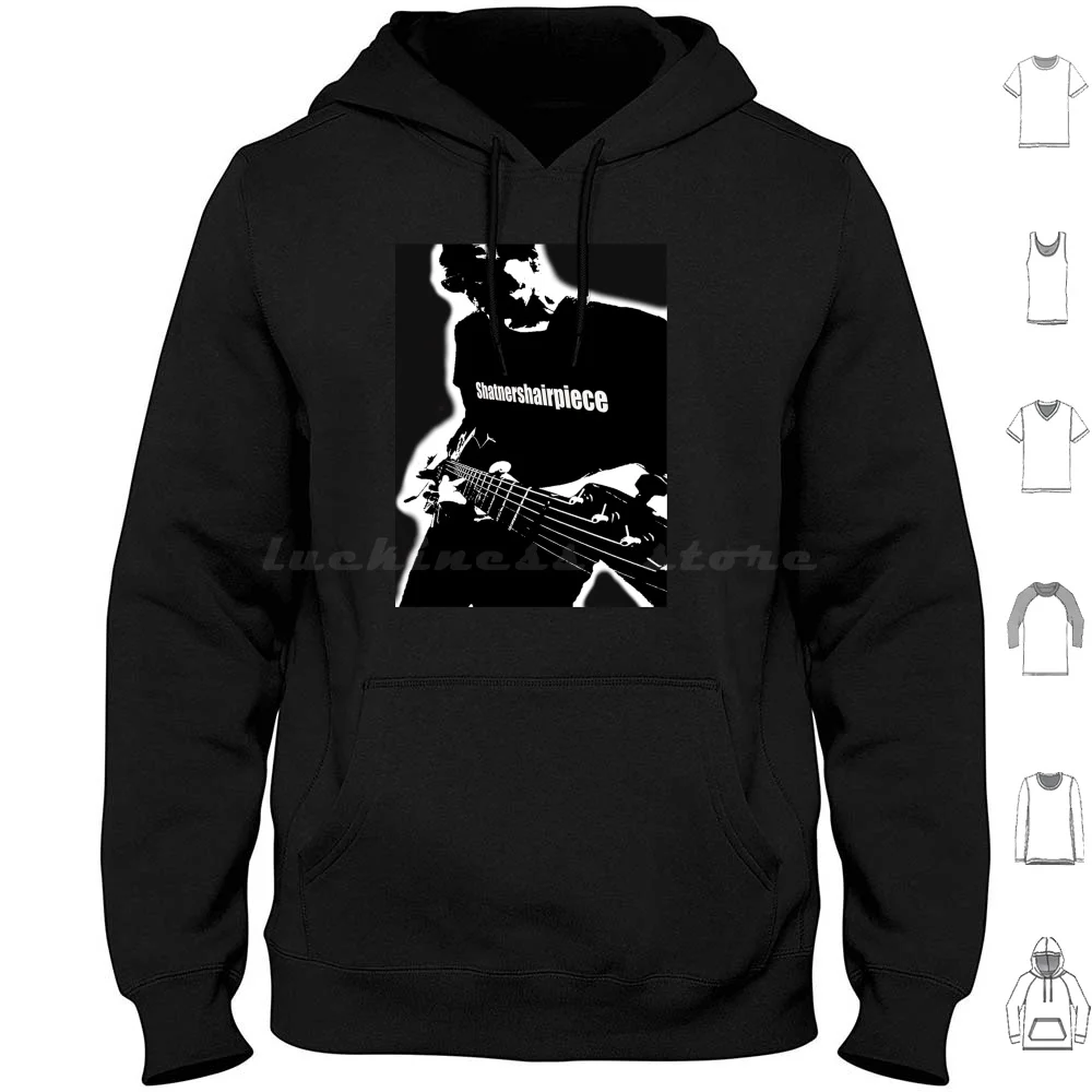 Shattershairpiece Riproduce Hot Guitar Felpa Con Cappuccio In Cotone Manica Lunga Shattershairpiece Robin Spanell Vancouver Busker Hot Guitar