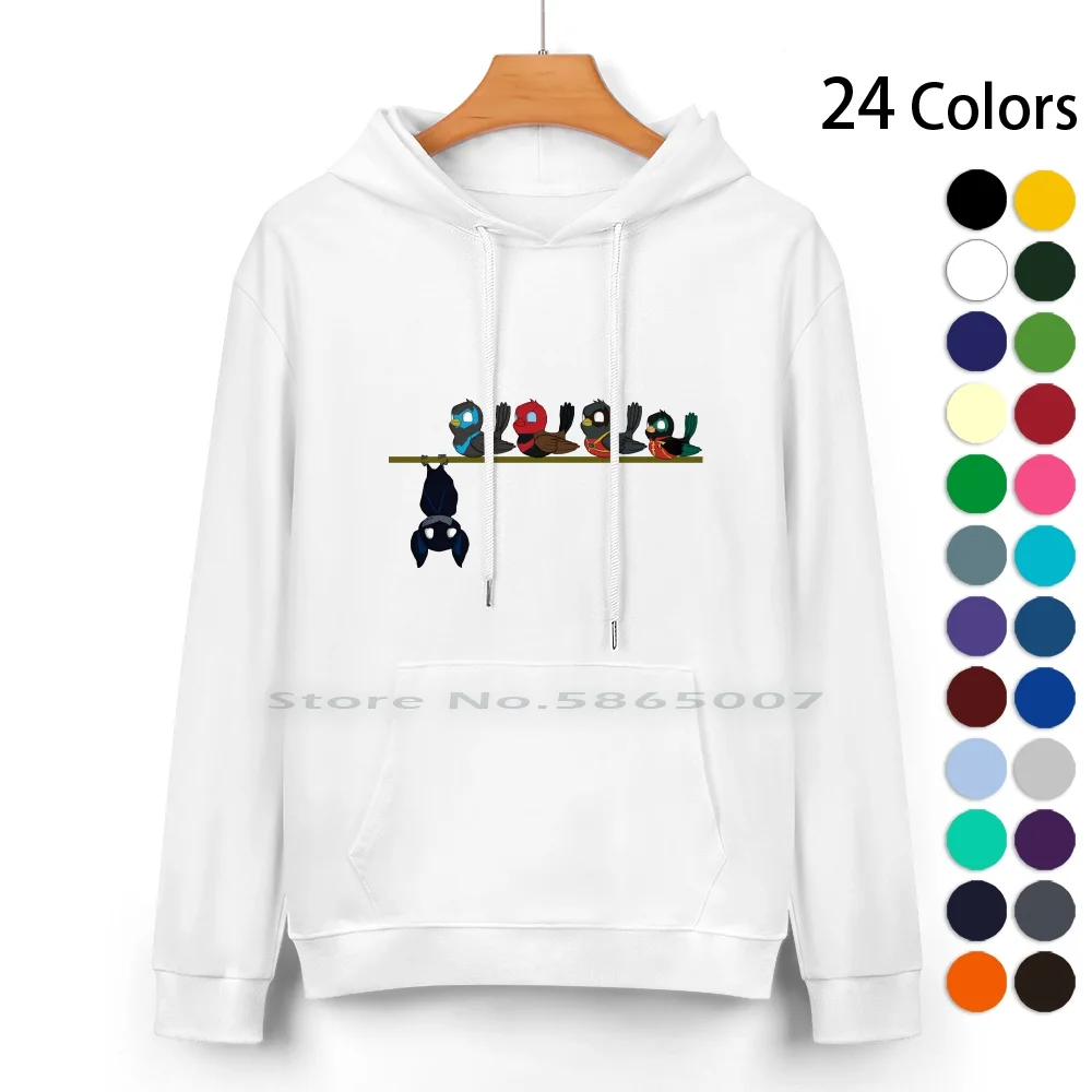 Mazze E Robbs Felpa Con Cappuccio In Puro Cotone Maglione 24 Colori Dick Greyson Jason Robin Tim Drake Damian Wayne Bruce Wayne Batfam Robbs