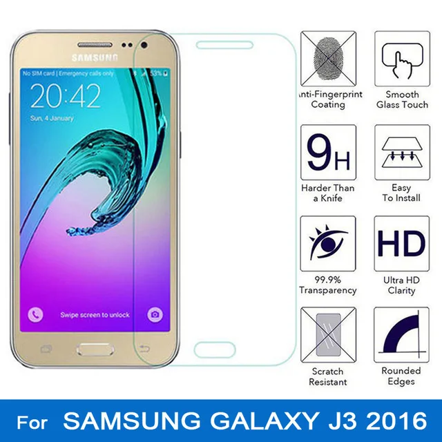 Vetro Temperato Per Samsung Galaxy J3 2016 Screen Protector 5 Pollice Pellicola Per Samsung J3 2016 Sm-J320 J320F J320H J3109 J320Fn J3 6